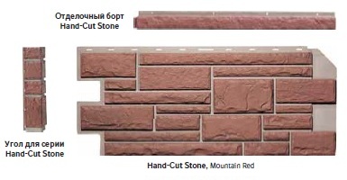 Цокольный сайдинг Nailit Hand-Cut Stone (Обработанный камень) Схема 1