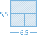 5.5 на 6.5